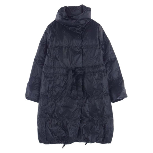theory セオリー 01-8309672  ベルト ロング ダウン コート ブラック系 2【中古】