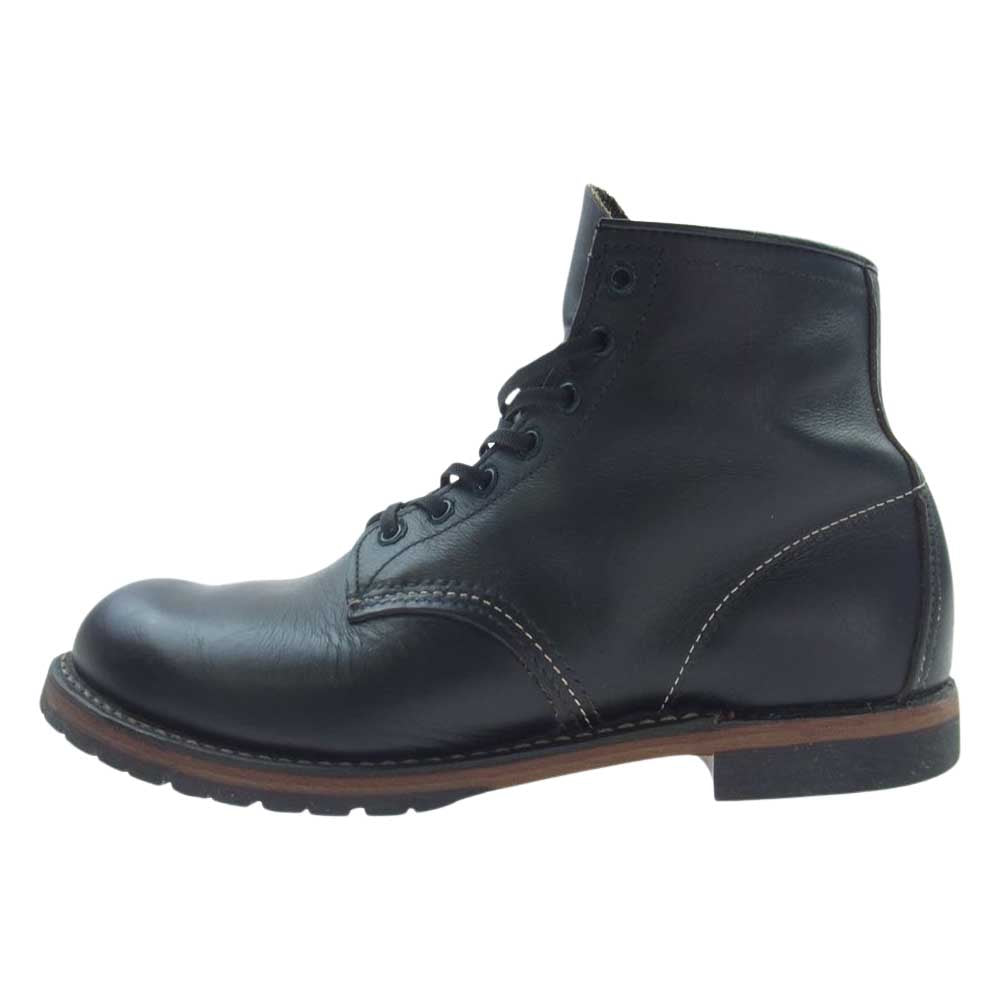 RED WING レッドウィング 9014 ベックマン ラウンドブーツ ブラック系 US9D【中古】