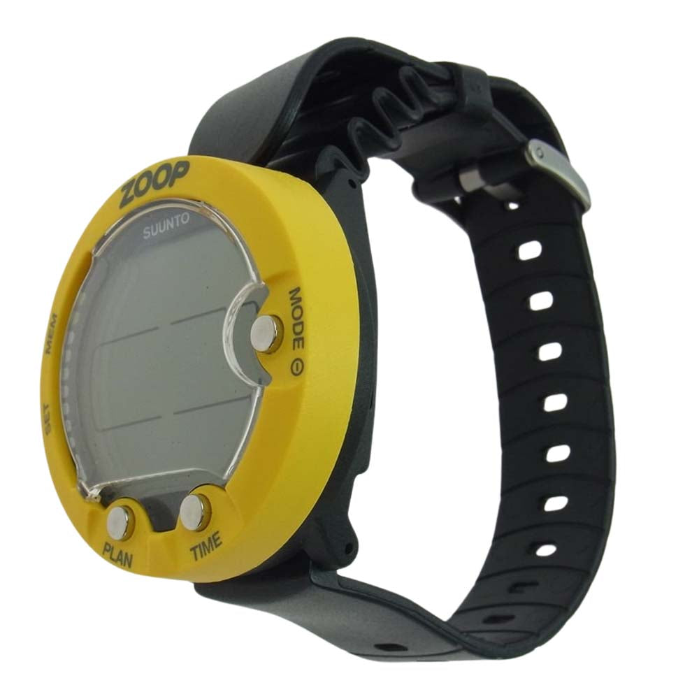SUUNTO スント SS015964000 不動品 Zoop Yellow ズープ イエロー ダイブウォッチ ブラック系 イエロー系【美品】【中古】