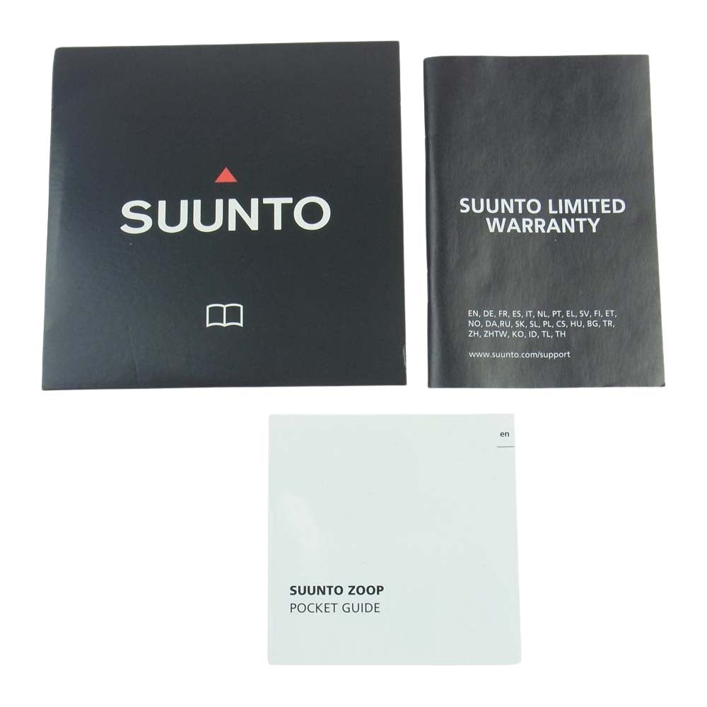 SUUNTO スント SS015964000 不動品 Zoop Yellow ズープ イエロー ダイブウォッチ ブラック系 イエロー系【美品】【中古】