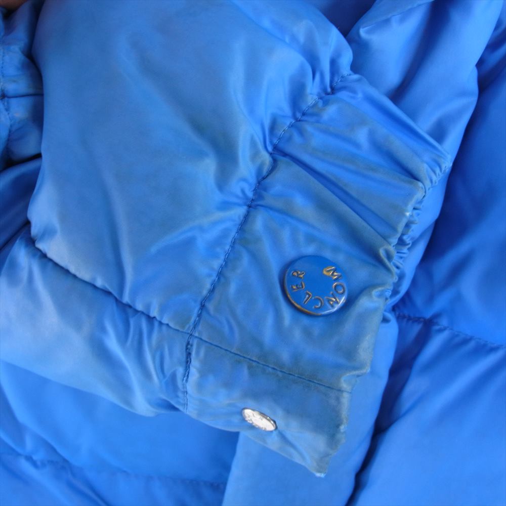 MONCLER モンクレール 41314/50/68959 VERONE ヴェローネ 2WAY ロゴ ワッペン ダウンベスト ダウンジャケット ライトブルー系【中古】