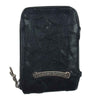 CHROME HEARTS クロムハーツ（原本無） ONE TRILLION DLRS CEME LD セメタリークロスパッチ ミニウォレット ブラック系【中古】