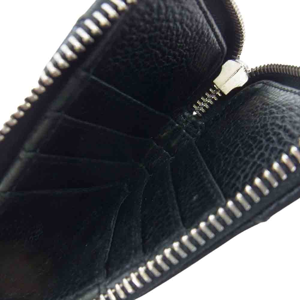 CHROME HEARTS クロムハーツ（原本無） ONE TRILLION DLRS CEME LD セメタリークロスパッチ ミニウォレット ブラック系【中古】