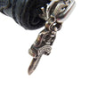 CHROME HEARTS クロムハーツ（原本無） ONE TRILLION DLRS CEME LD セメタリークロスパッチ ミニウォレット ブラック系【中古】