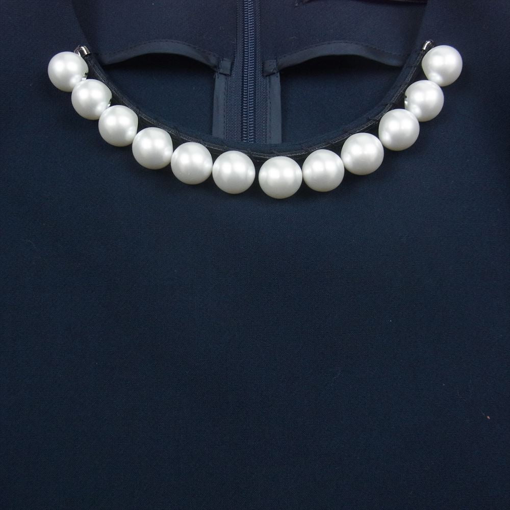 『未使用』YOKO CHAN パール フリル トップ ショートドレス チュニック YOKO CHAN ヨーコチャン YCB-422-337 パール フリル トップ ショート