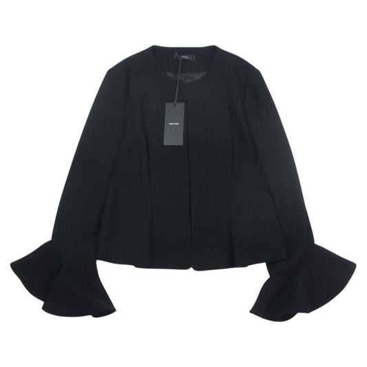 YOKO CHAN ヨーコチャン YCJ-622-082 フレア スリーブ ジャケット ブラック ブラック系 38【新古品】【未使用】【中古】