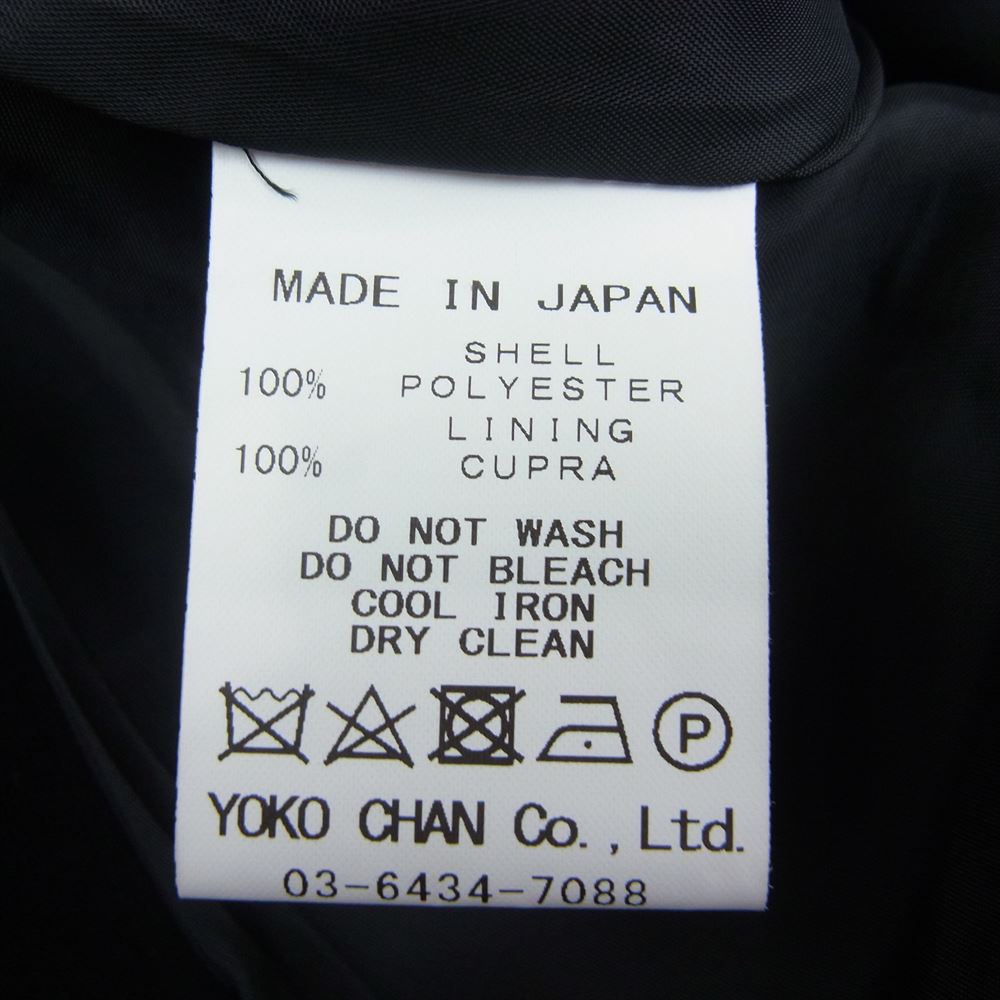 YOKO CHAN ヨーコチャン YCJ-622-082 フレア スリーブ ジャケット ブラック ブラック系 38【新古品】【未使用】【中古】