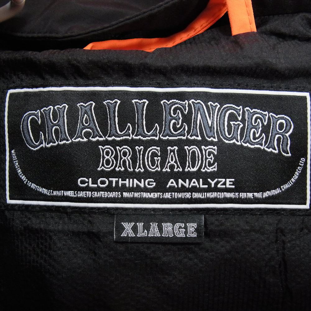 CHALLENGER チャレンジャー 22AW CLG-JK 022-013 NYLON FIELD JACKET ナイロン フィールド ジャケット オレンジ系 XL【中古】