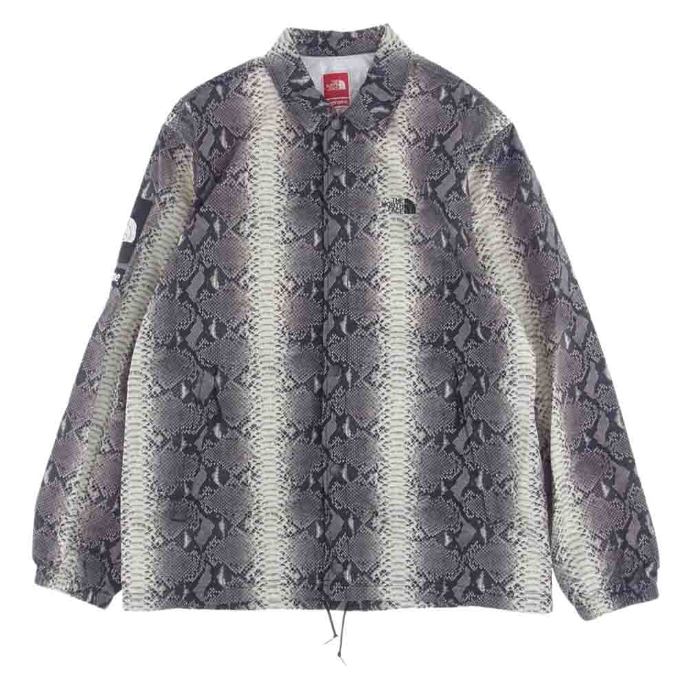 Supreme シュプリーム 18SS NP11803I × THE NORTH FACE ノースフェイス Snakeskin Taped Seam Coaches Jacket スネーク スキン テープド シーム コーチ ジャケット マルチカラー系 M【美品】【中古】