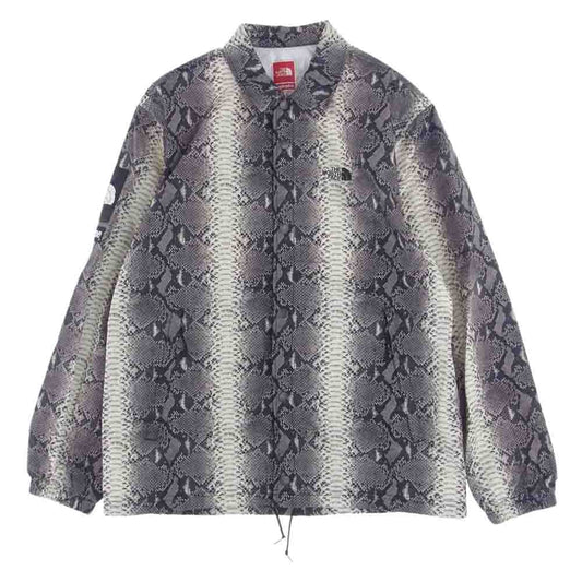 Supreme シュプリーム 18SS NP11803I × THE NORTH FACE ノースフェイス Snakeskin Taped Seam Coaches Jacket スネーク スキン テープド シーム コーチ ジャケット マルチカラー系 M【美品】【中古】