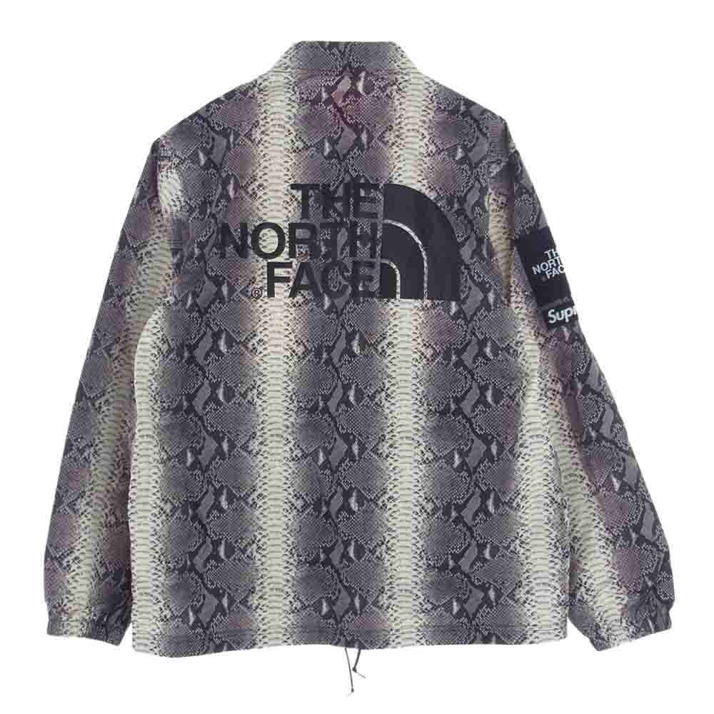 Supreme シュプリーム 18SS NP11803I × THE NORTH FACE ノースフェイス Snakeskin Taped Seam Coaches Jacket スネーク スキン テープド シーム コーチ ジャケット マルチカラー系 M【美品】【中古】