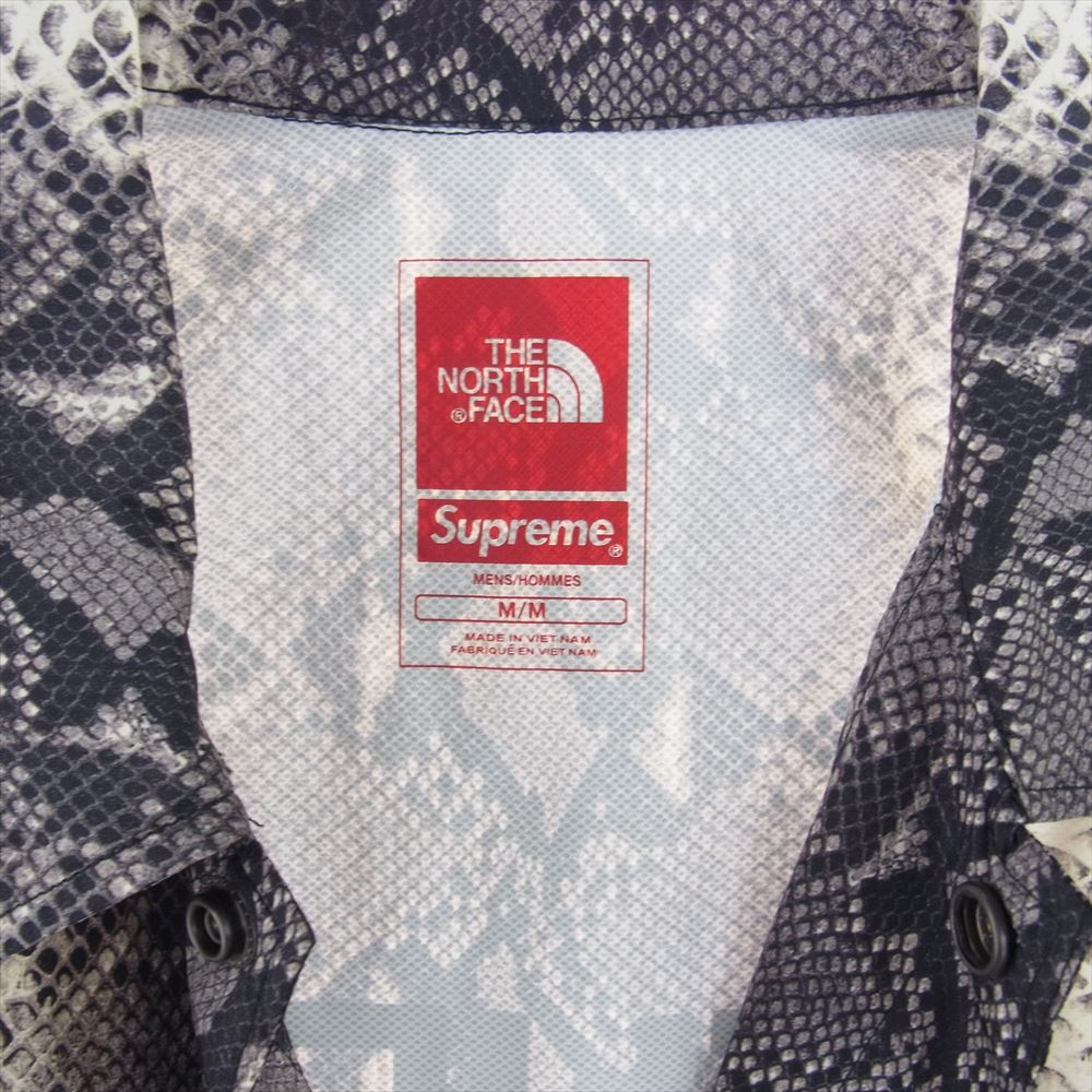 Supreme シュプリーム 18SS NP11803I × THE NORTH FACE ノースフェイス Snakeskin Taped Seam Coaches Jacket スネーク スキン テープド シーム コーチ ジャケット マルチカラー系 M【美品】【中古】