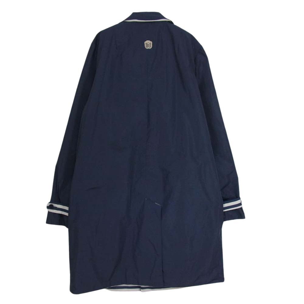 MAX MARA マックスマーラ 50210227 WEEKEND ウィークエンド マックスマーラ リバーシブル ボーダー ステンカラー コート ネイビー系 42【中古】