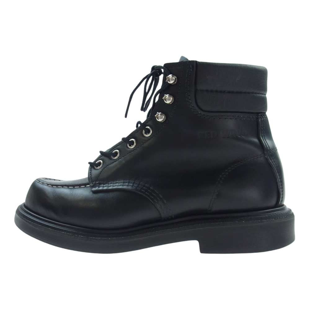 RED WING レッドウィング 8133 SUPERSOLE MOC スーパーソール モック ワーク ブーツ ブラック系 25cm【中古】