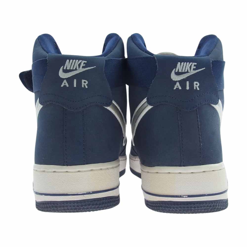 NIKE ナイキ 315121-405 AIR FORCE 1 HIGH 07 エアフォース 1 ハイカット スニーカー ネイビー系 26cm【中古】