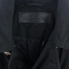 CHROME HEARTS クロムハーツ（原本無） 2225-304-6506 バックフレアニー 4ダガージップ 10クロスボールボタン ワックスドコットン 中綿 Pコート  ブラック系 M【中古】