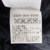 CHROME HEARTS クロムハーツ（原本無） 2225-304-6506 バックフレアニー 4ダガージップ 10クロスボールボタン ワックスドコットン 中綿 Pコート  ブラック系 M【中古】