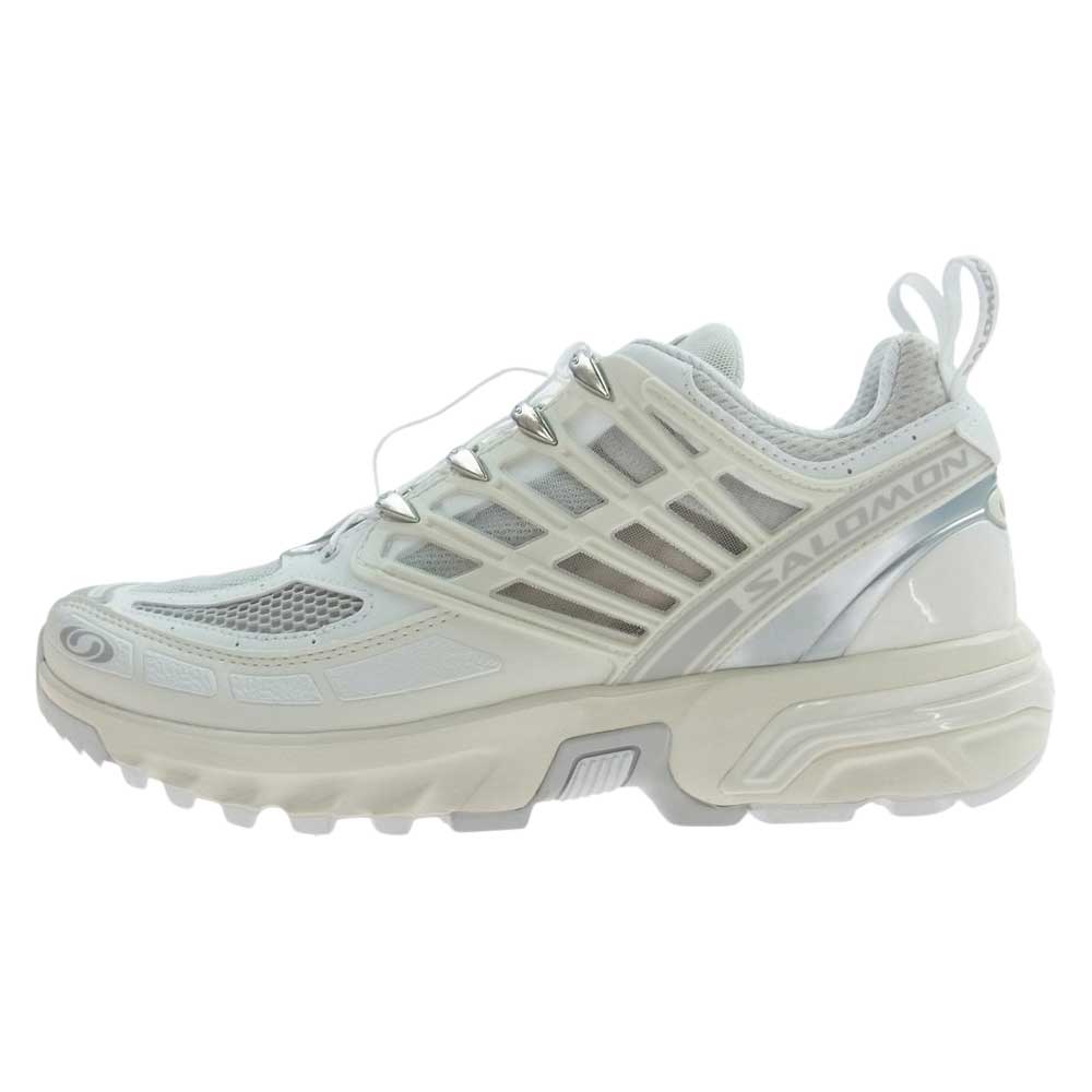 salomon サロモン 471799 ACS PRO ADVANCED プロ アドヴァンスド ローカット スニーカー ホワイト系 27cm【極上美品】【中古】