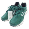 NEW BALANCE ニューバランス U990TW4 USA製 990V4 フルレザー アッパー ローカット ティール ホワイト スニーカー  グリーン系 ブラック系 ホワイト系 26.5cm【新古品】【未使用】【中古】