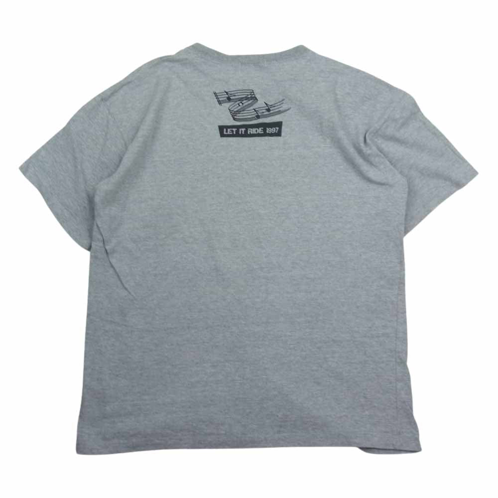 GOODENOUGH グッドイナフ × LET IT RIDE レットイットライド 90s PIN-UP 半袖 プリント Tシャツ グレー系 M【中古】