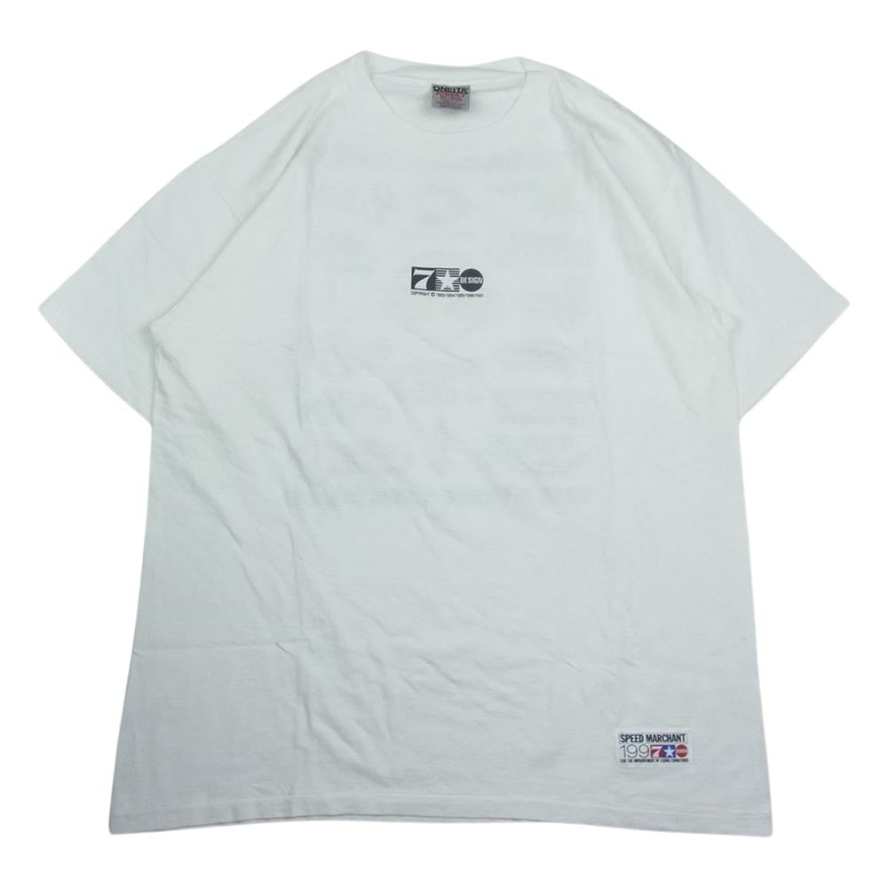 セブンスターズ  90s ONEITA オニータ ボディ 半袖 プリント Tシャツ ホワイト系 L【中古】