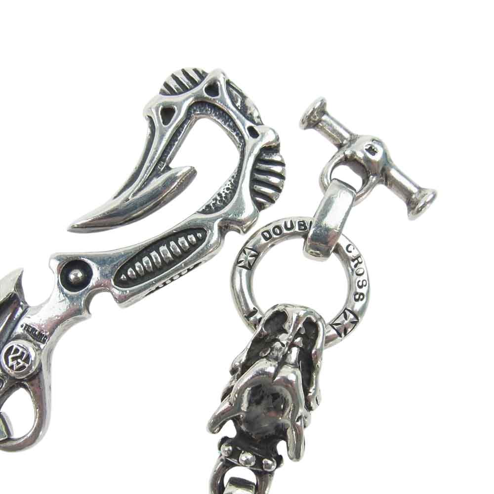TRAVIS WALKER トラヴィスワーカー ギャラ付き Hook 9 Meat links 2ガーゴイル Wallet Chain ニューフック ミートリンク カスタム ウォレットチェーン 【中古】