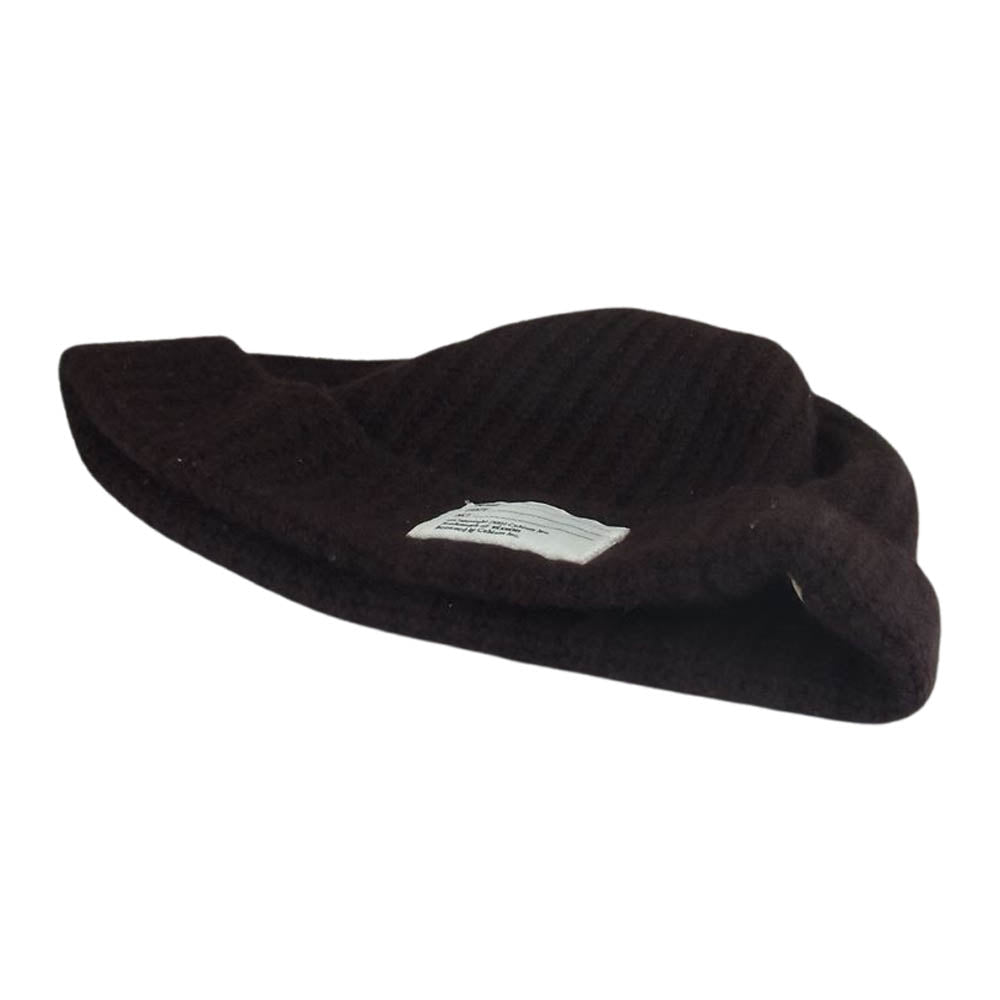 VISVIM ビズビム 19AW 0119203003027 KNIT BEANIE WOOL ウール ニット ビーニー キャップ 帽子 ブラウン系 F【中古】