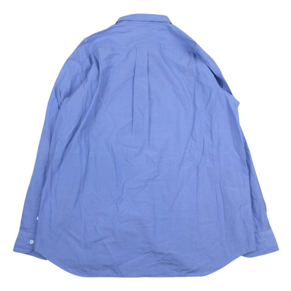 COMOLI コモリ 20AW S03-02001 コットン コモリシャツ 長袖 シャツ ブルー系 2【中古】