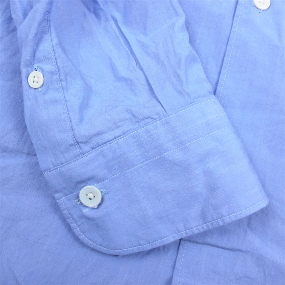 COMOLI コモリ 20AW S03-02001 コットン コモリシャツ 長袖 シャツ ブルー系 2【中古】