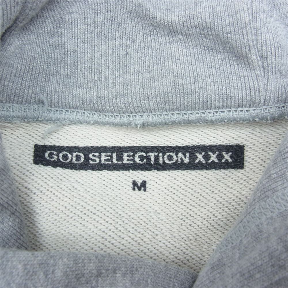 GOD SELECTION XXX ゴッドセレクション プルオーバー スウェット パーカー グレー系 M【中古】