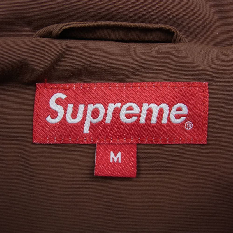 Supreme シュプリーム 21AW S Paneled Track Jacket ナイロン パネルド トラック ジャケット ブラウン系 M【中古】