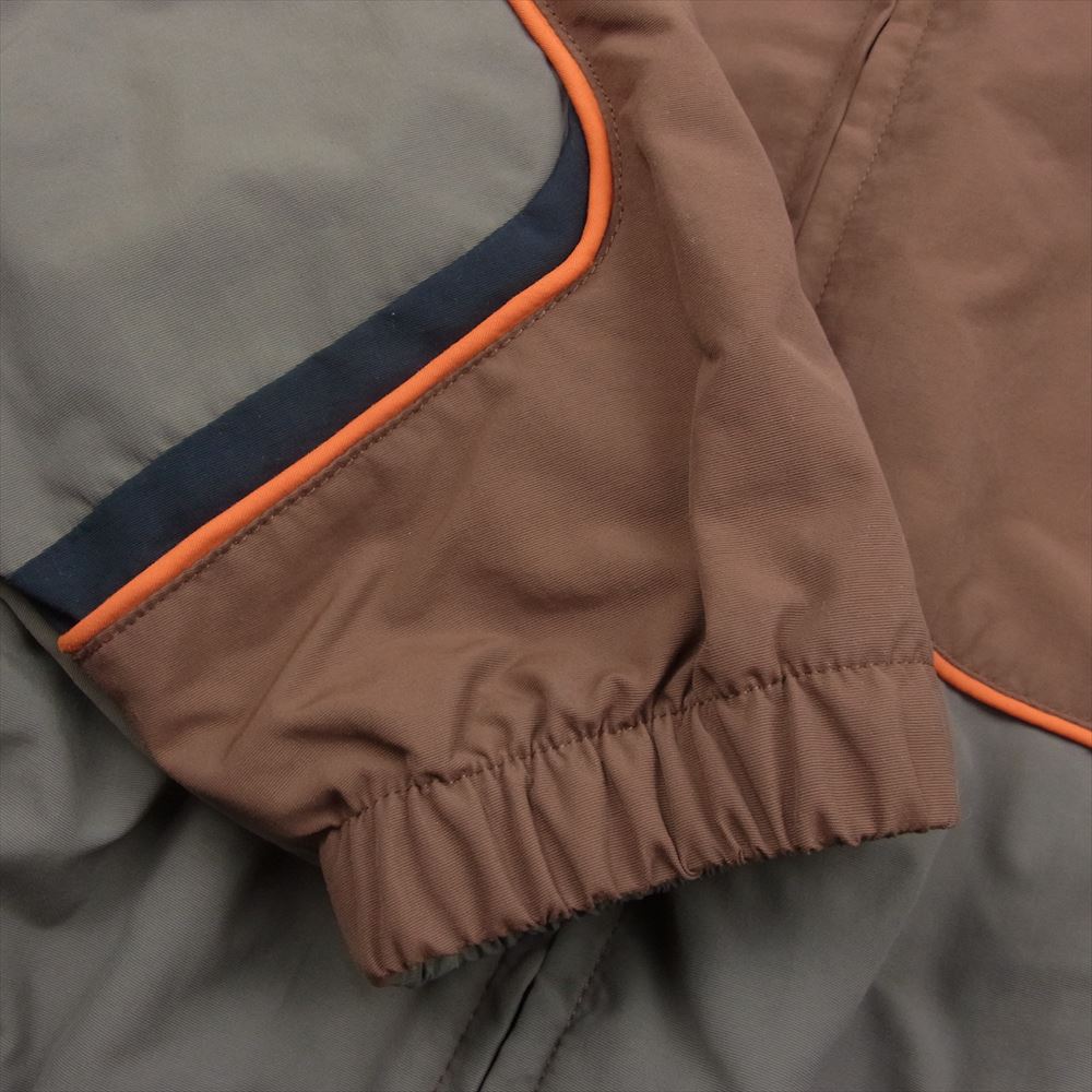 Supreme シュプリーム 21AW S Paneled Track Jacket ナイロン パネルド トラック ジャケット ブラウン系 M【中古】