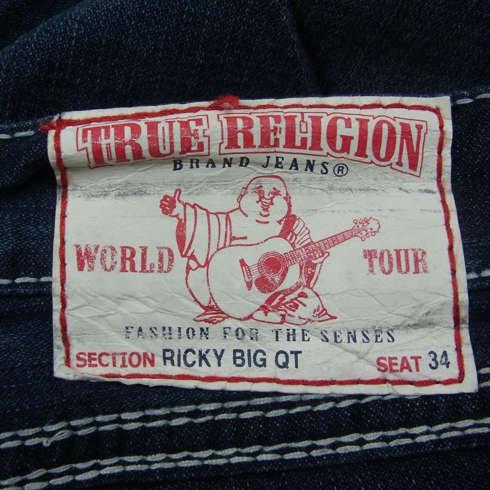 メンズ TRUE RELIGION RICKY BIG QT SEAT デニムパンツ