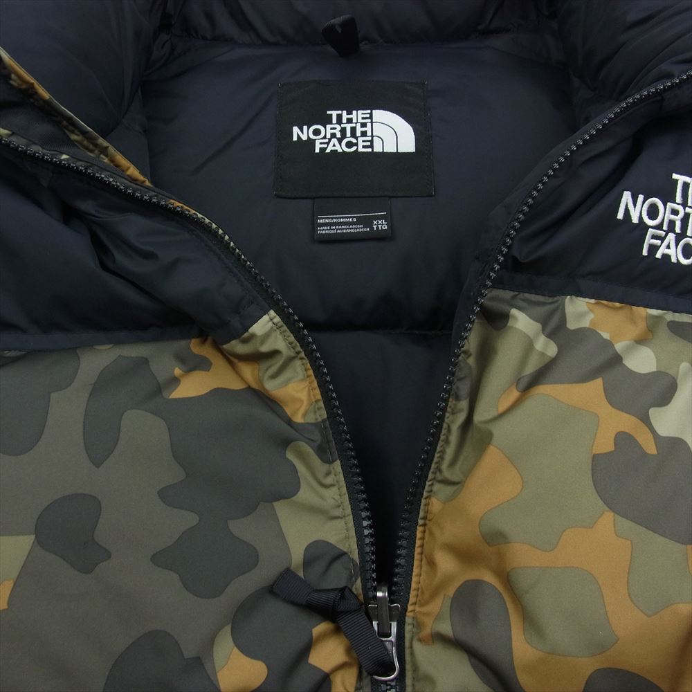 THE NORTH FACE ノースフェイス 18AW NF0A3MIX 1996 RETRO NUPTSE JACKET レトロ ヌプシ ダウン ジャケット カーキ系 XXL【中古】