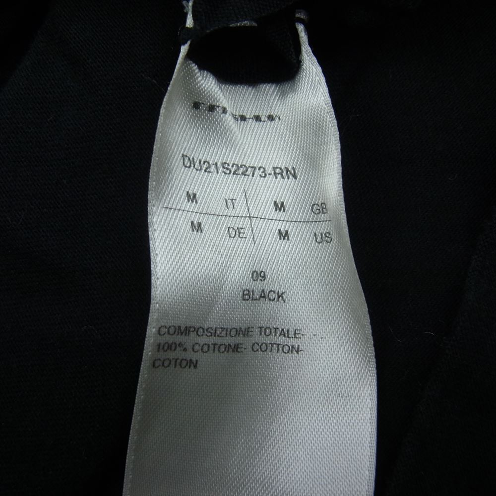 ダークシャドウ 21SS DU21S2273-RN RICK OWENS リックオウエンス Jumbo Tee ジャンボ Tシャツ ブラック系 M【中古】