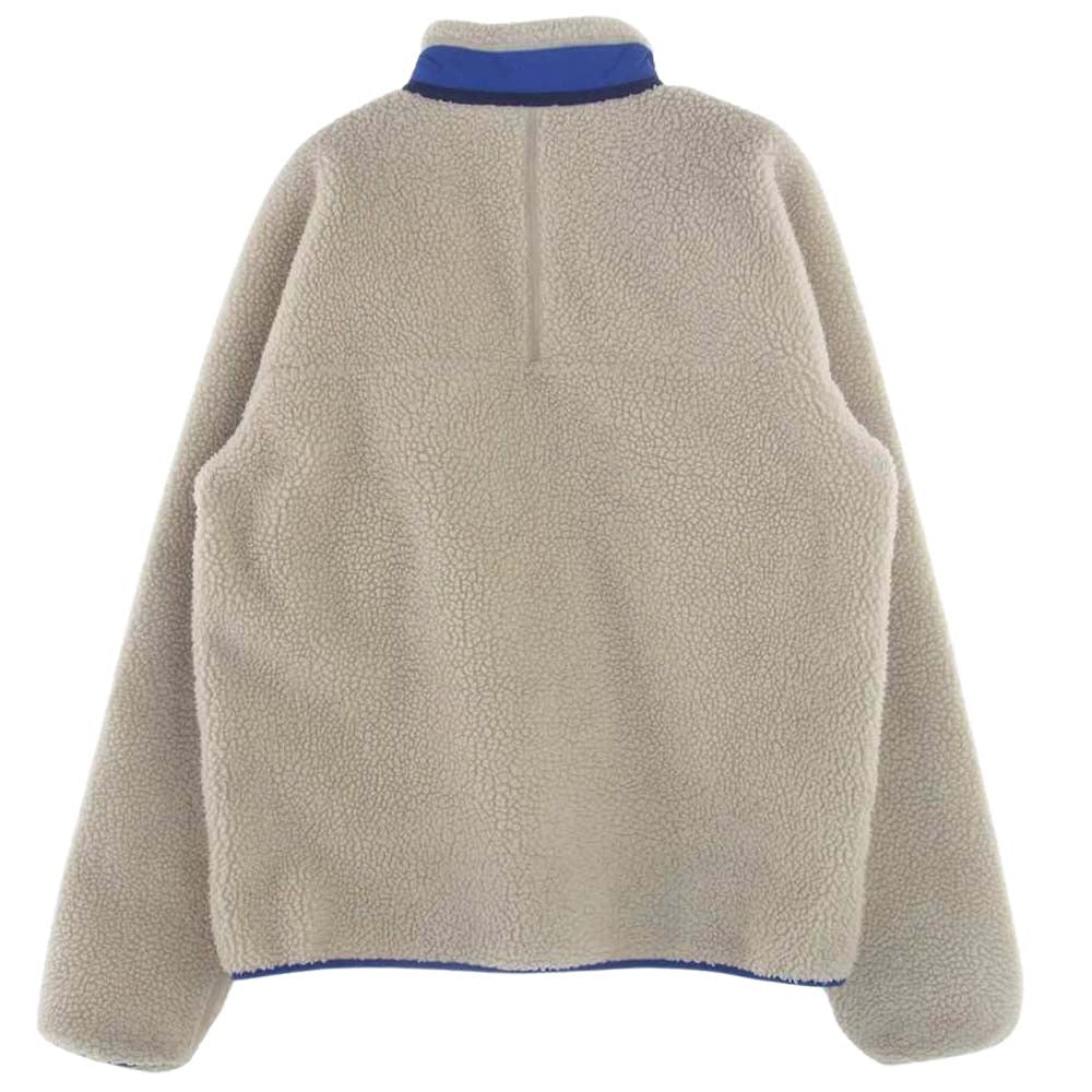 patagonia パタゴニア 23056FA16 classic retro-x jacket クラシック レトロX フリース ジャケット オフホワイト系 ブルー系 M【中古】