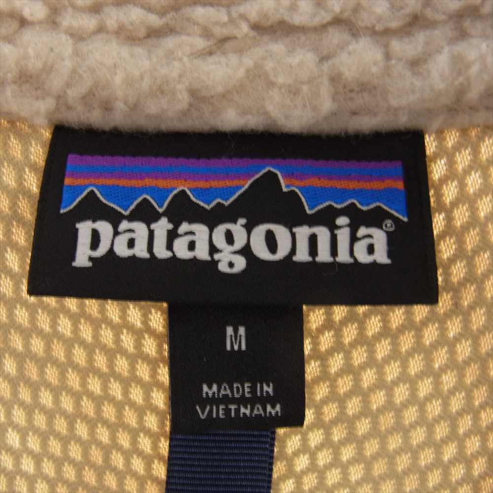 patagonia パタゴニア 23056FA16 classic retro-x jacket クラシック レトロX フリース ジャケット オフホワイト系 ブルー系 M【中古】