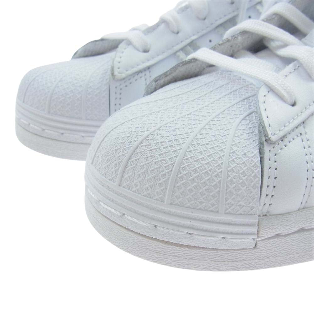 adidas アディダス FX2329 SUPERSTAR White スーパースター ホワイト シルバーメタリック ローカット スニーカー ホワイト系 24.5ｃｍ【美品】【中古】