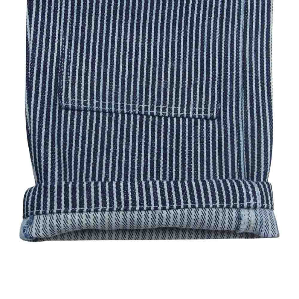 児島ジーンズ 21oz ヒッコリー ペインター ダブルニー パンツ インディゴブルー系 34【中古】