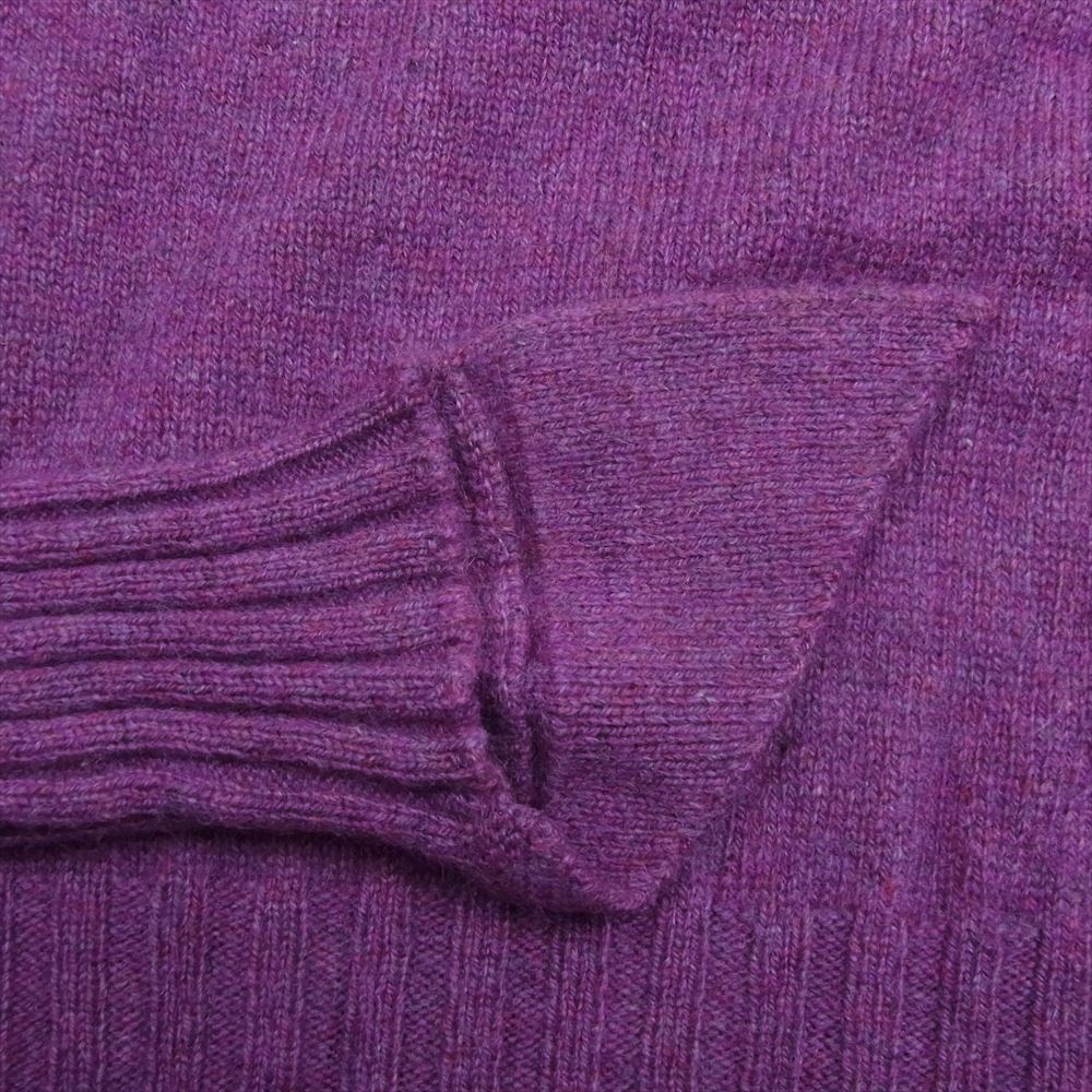 CHANEL シャネル 07A P31711K00661 イタリア製 カシミヤ カシミア 変形 タートルネック ニット パープル系 38【中古】