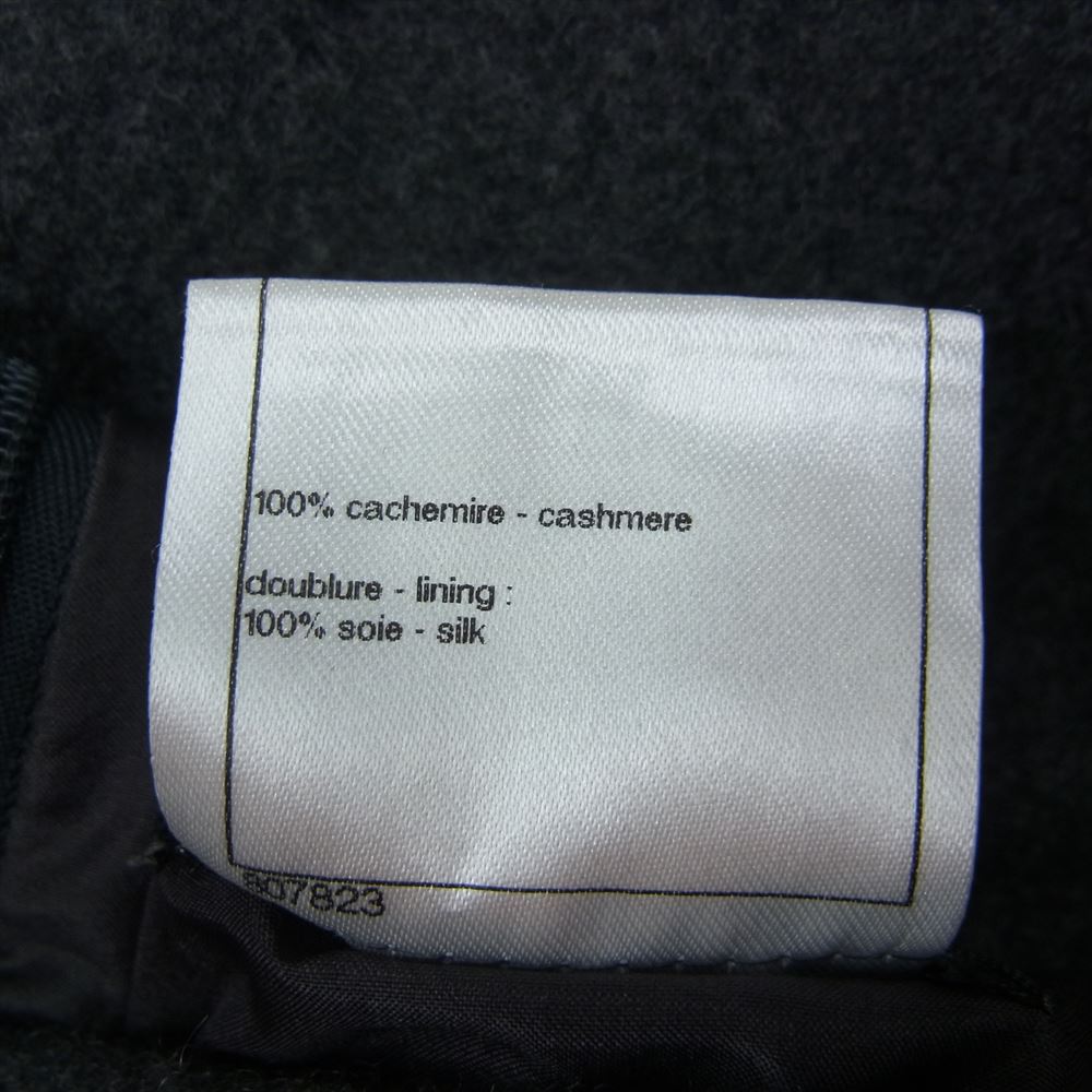 CHANEL シャネル P46632V32916 フランス製 カシミア カシミヤ ショート スカート グレー系 34【中古】