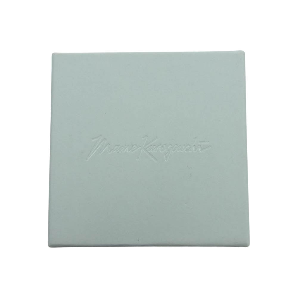 マメクロゴウチ 17SS MM17SS-AC306 K10 真鍮 シェル ピアス ホワイト系【中古】