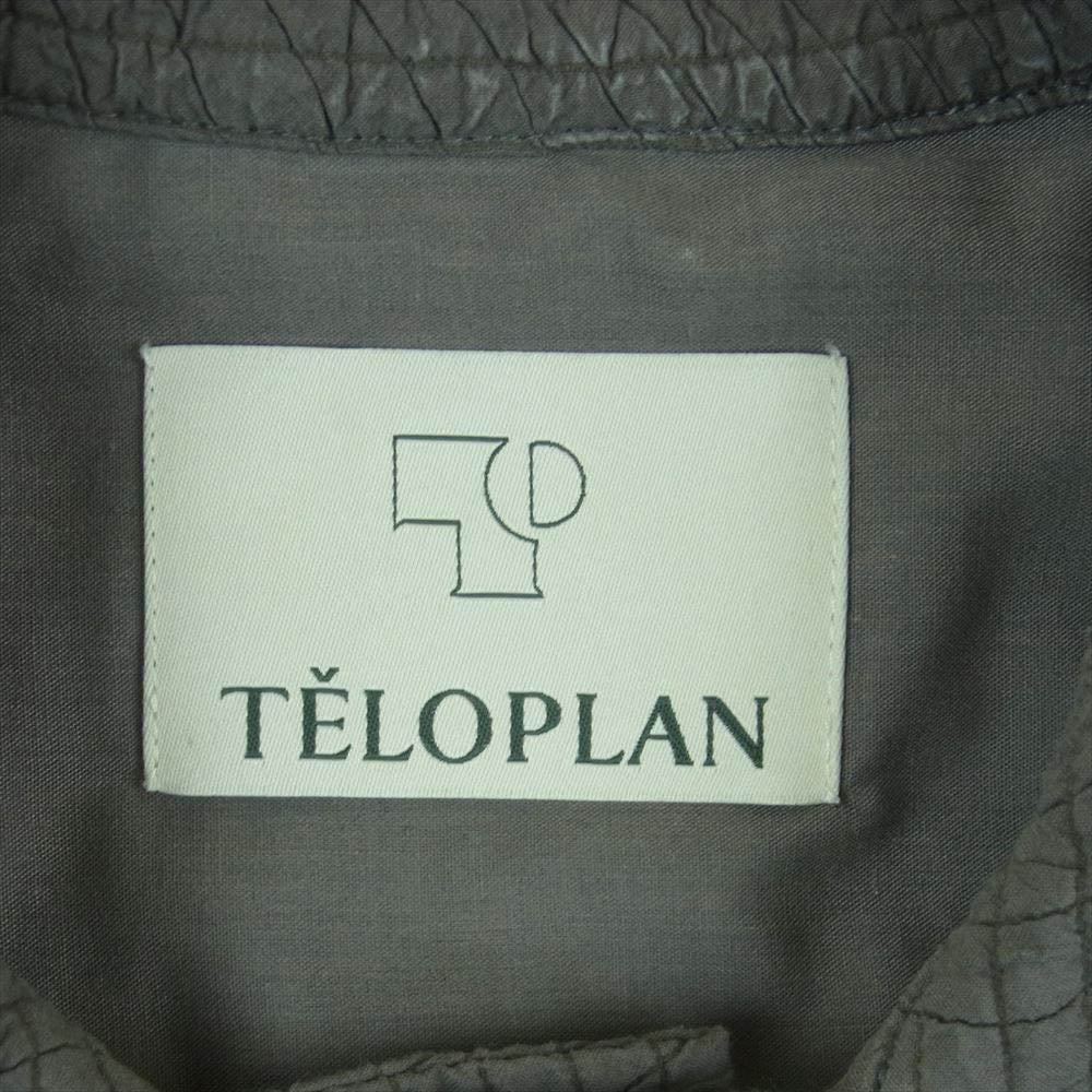 テーロプラン Shogo Puff Sleeve Jacket ショート クロップド パフスリーブ ジャケット グレー系 F【中古】