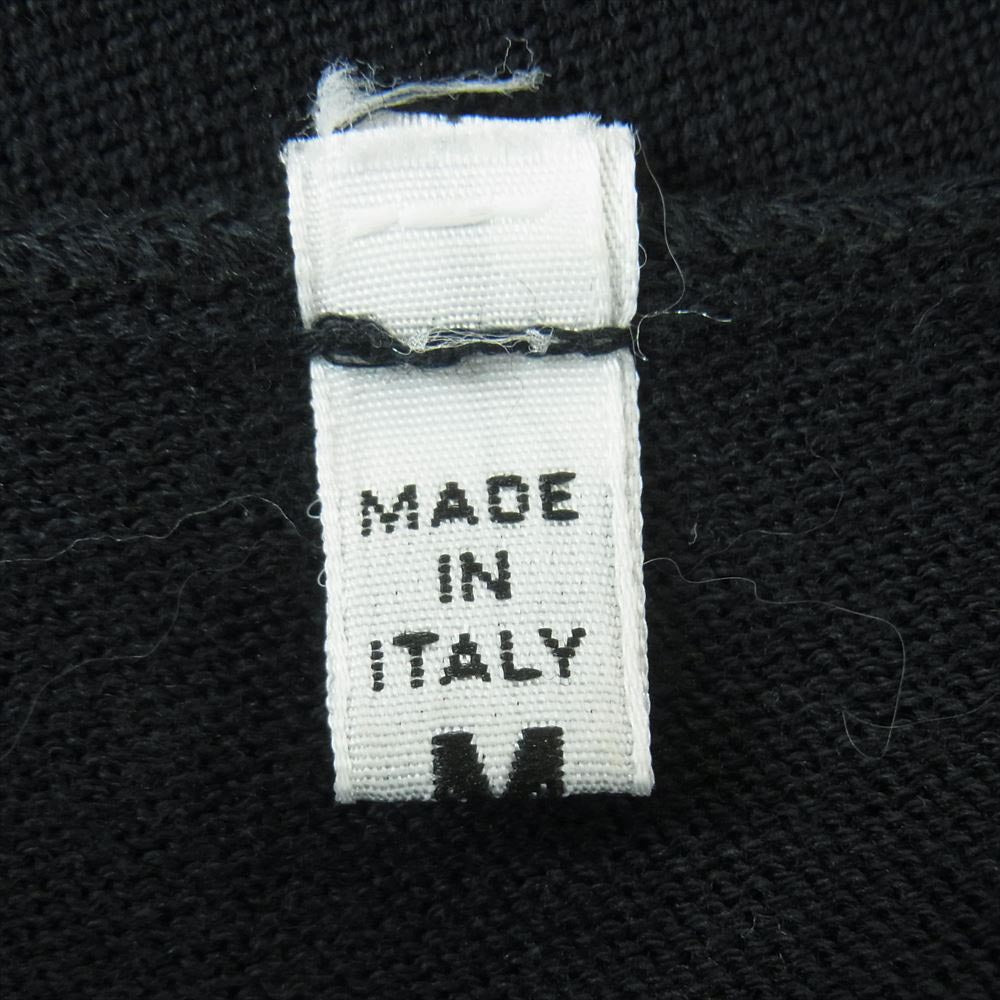 MAISON MARGIELA メゾンマルジェラ 00970/04/01/0101 ここのえタグ 4ライン 袖ワイド カーディガン イタリア製 ダークネイビー系 M【中古】
