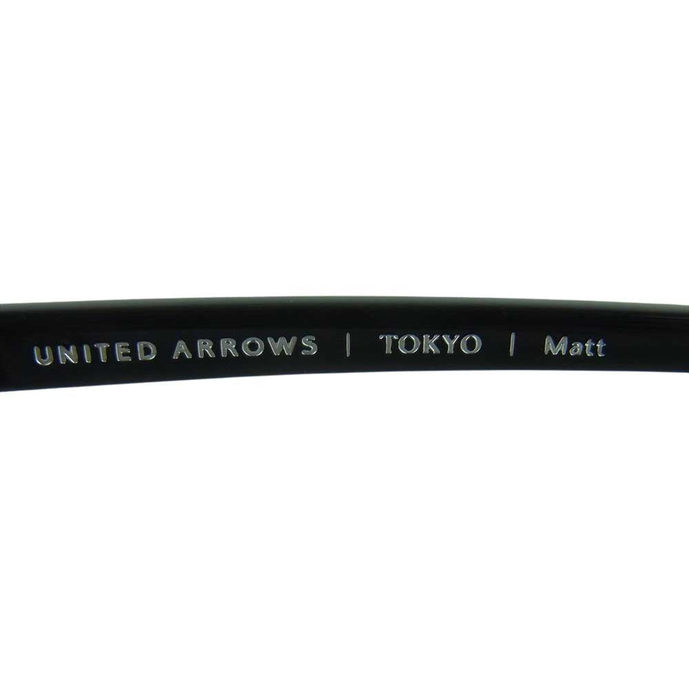 金子眼鏡 BEAUTY&YOUTH 別注 Matt SGLS  サングラス アイウェア 眼鏡 日本製 ブラック系【中古】