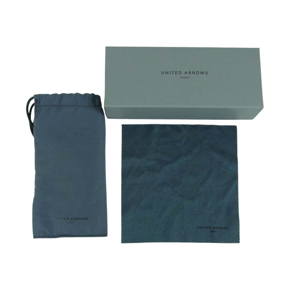 金子眼鏡 BEAUTY&YOUTH 別注 Matt SGLS  サングラス アイウェア 眼鏡 日本製 ブラック系【中古】