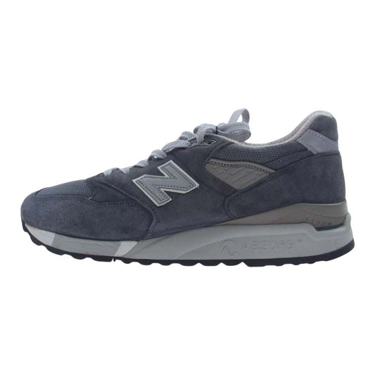 NEW BALANCE ニューバランス M998CH USA製 ローカット スニーカー グレー系 27.5cm【中古】
