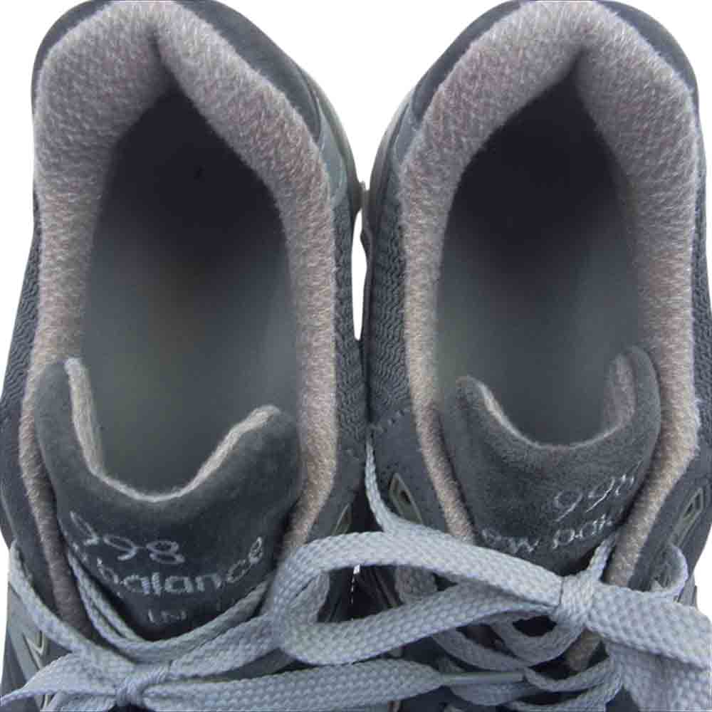 NEW BALANCE ニューバランス M998CH USA製 ローカット スニーカー グレー系 27.5cm【中古】