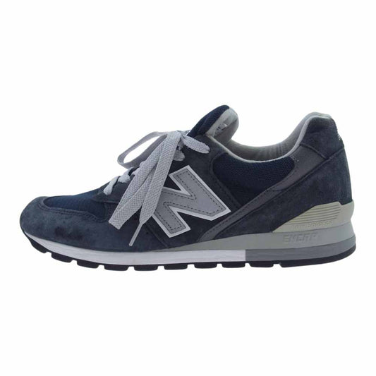 NEW BALANCE ニューバランス M996NAV USA製 ローカット スニーカー ネイビー系 28cm【中古】