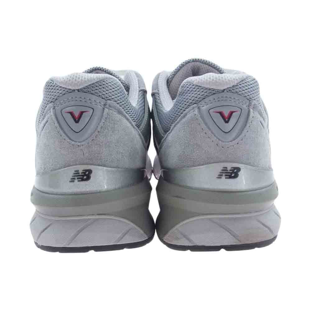 NEW BALANCE ニューバランス M990GL5 USA製 ローカット スニーカー グレー系 28cm【中古】